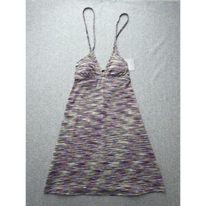 Athleta Dress Womens Small Multicolor Spacedye Strappy Activewear Swim Summer‎